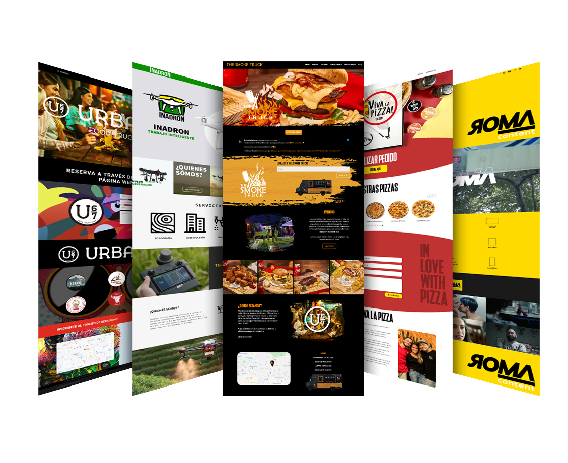 Páginas Web web design